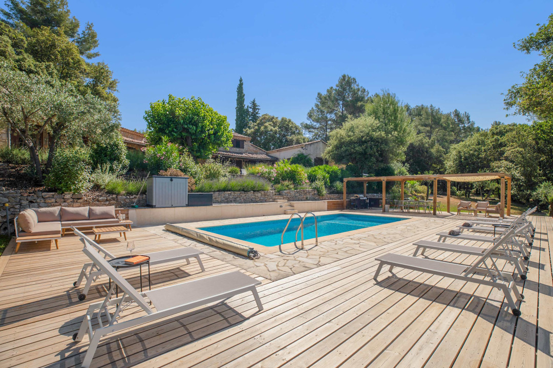 French country-side pool