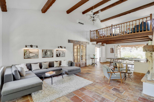 Spacious open plan living area