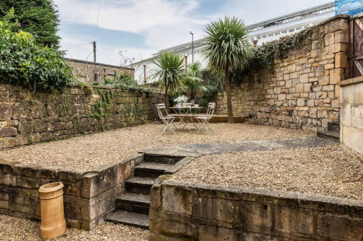 Private rear garden