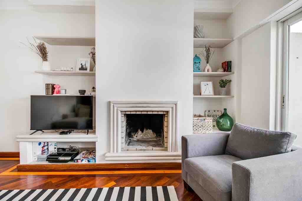 Closer look at the living room