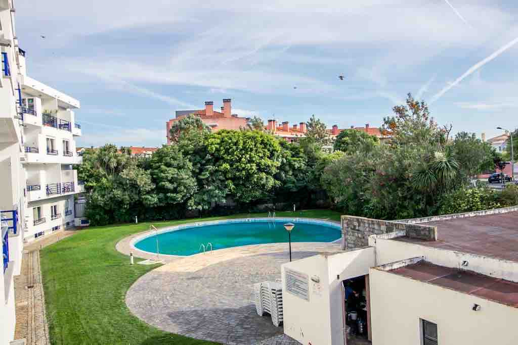 Pool view from the main bedroom