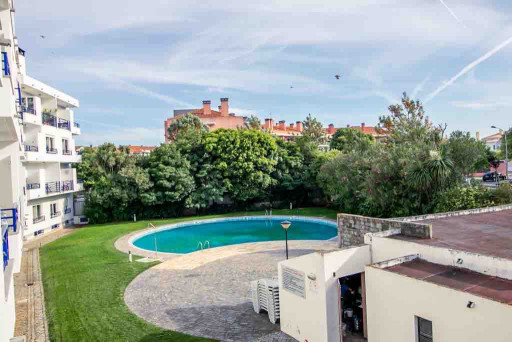 Pool view from the main bedroom