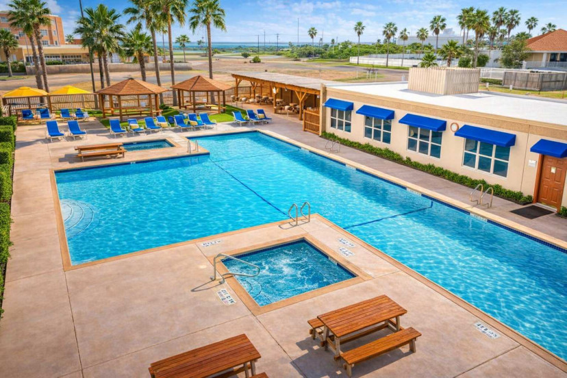 Tropical Poolside Retreat w/ Tub, Cabanas & Ocean Views — Steps to Beach, Sleeps 6+