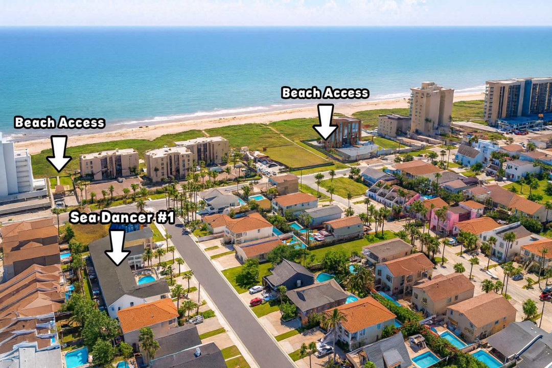 Stay at Sea Dancer #1 for quick, direct access to the beach—only steps away! Lounge by the sparkling pool or walk to the shore. Enjoy a peaceful neighborhood near the water, perfect for sun-filled island escapes with friends or family.