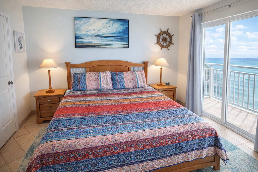 Oceanview King Suite | Nautical Charm | Balcony + Beach Access