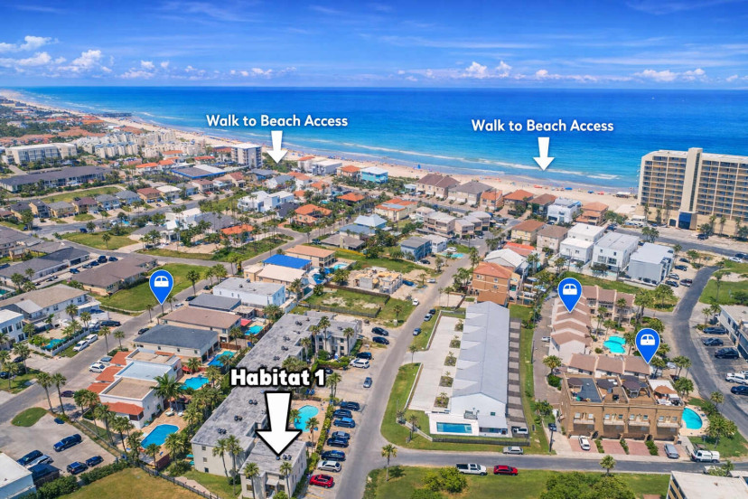 Bright Beachside Stay | Walk to Sand & Surf | Pool + Parking | Steps to Access Points | Habitat 1 Coastal Retreat