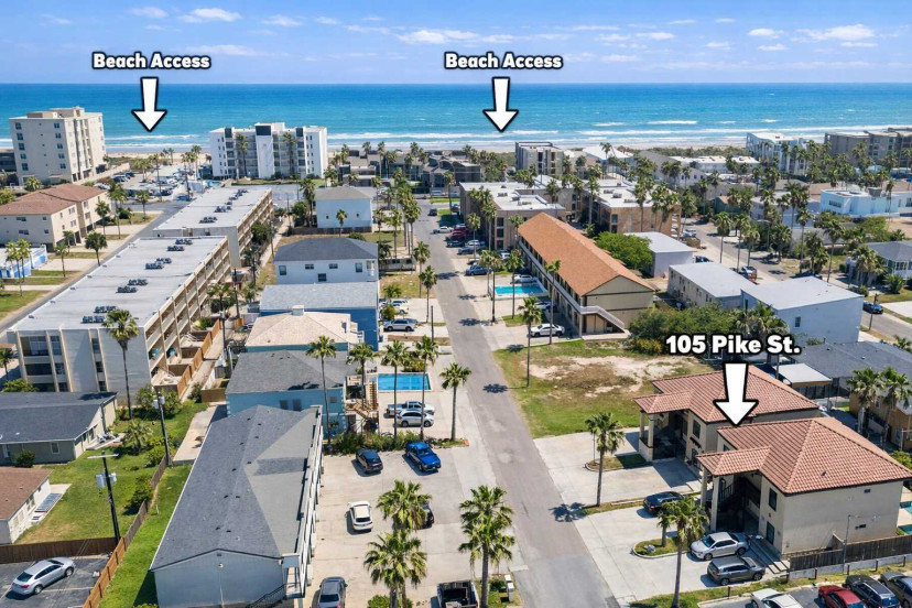 Beachside escape at 105 Pike St. — steps to sand, private pool, 4BR/3BA comfort, walkable access to dining, shops & surf!