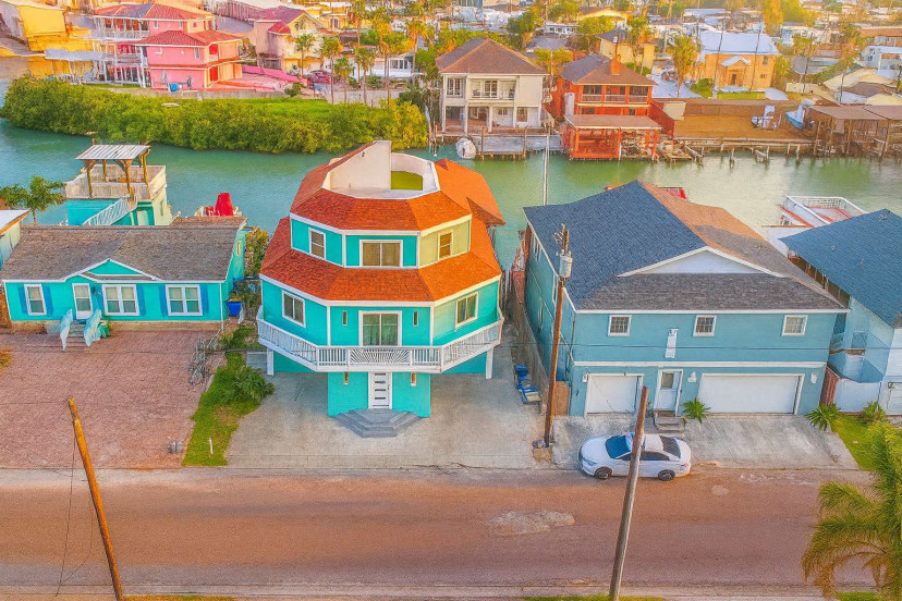 Vibrant Waterfront Retreat | Unique Octagon Home | Canal Views & Walk to Beach