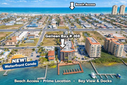 Waterfront Condo w/ Bay Views, Private Docks & Easy Beach Access – Galleon Bay #308