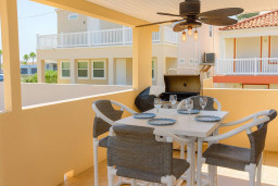 Alfresco Dining Balcony Bliss
Elevated balcony BBQ spot! Wicker seating, ocean glimpses past high-rises—perfect for sunset dinners. Fan-cooled at 113 E Pompano St, steps to SPI beach & SpaceX launchpad. Dine under stars!
