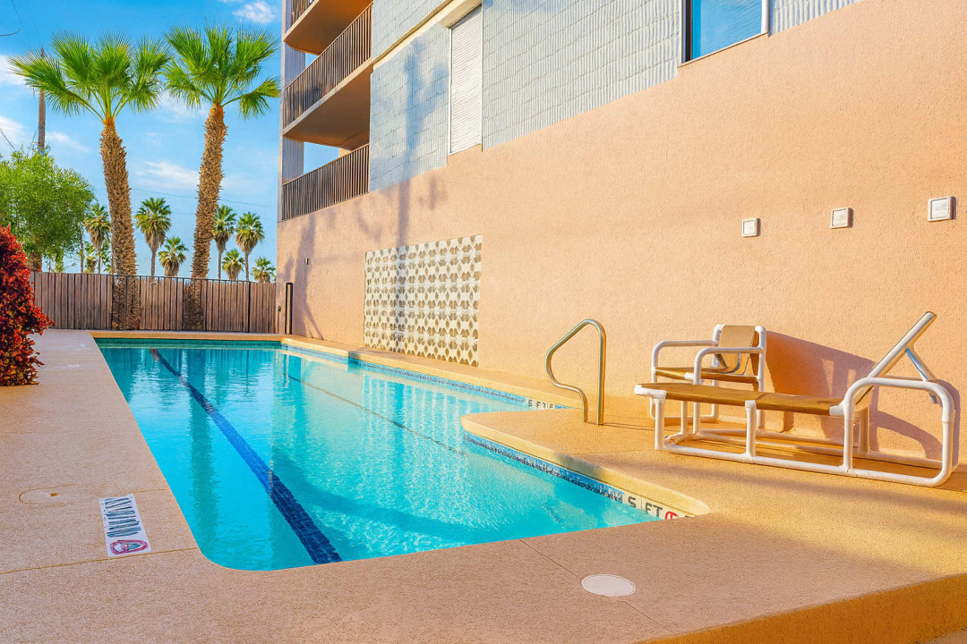 Palm-Framed Poolside Retreat with Sun Deck
Unwind by the sparkling pool in this serene tropical escape. Lounge under palm trees, soak up the sun, and enjoy a peaceful setting just steps from your suite.