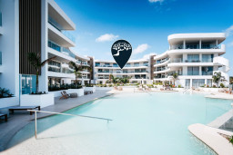 Large resort pool reserved for guests, perfect for a refreshing swim.