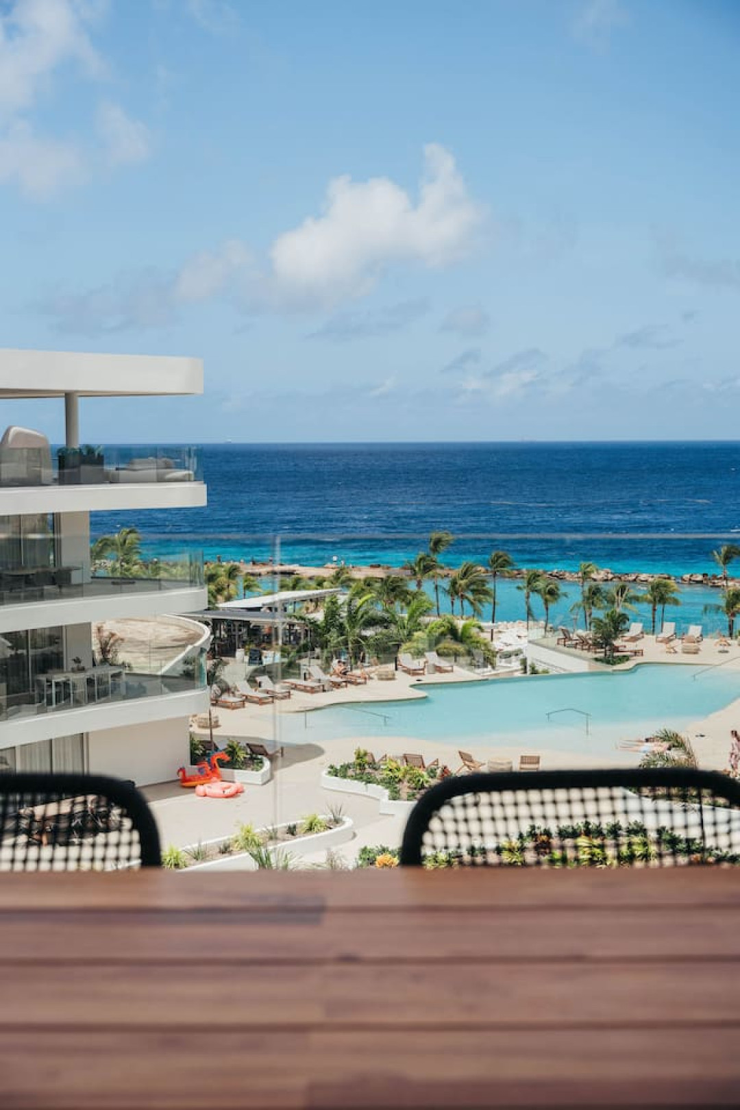 Enjoy beautiful ocean views overlooking the pool and resort grounds.