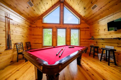 Play pool with friends and family.